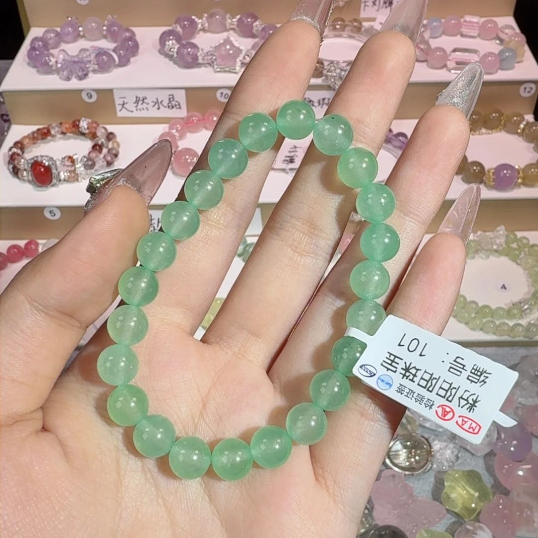 水晶手串未镶嵌东陵玉