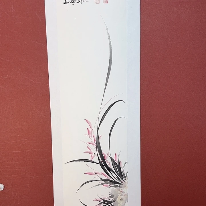 国画听兰老师花鸟