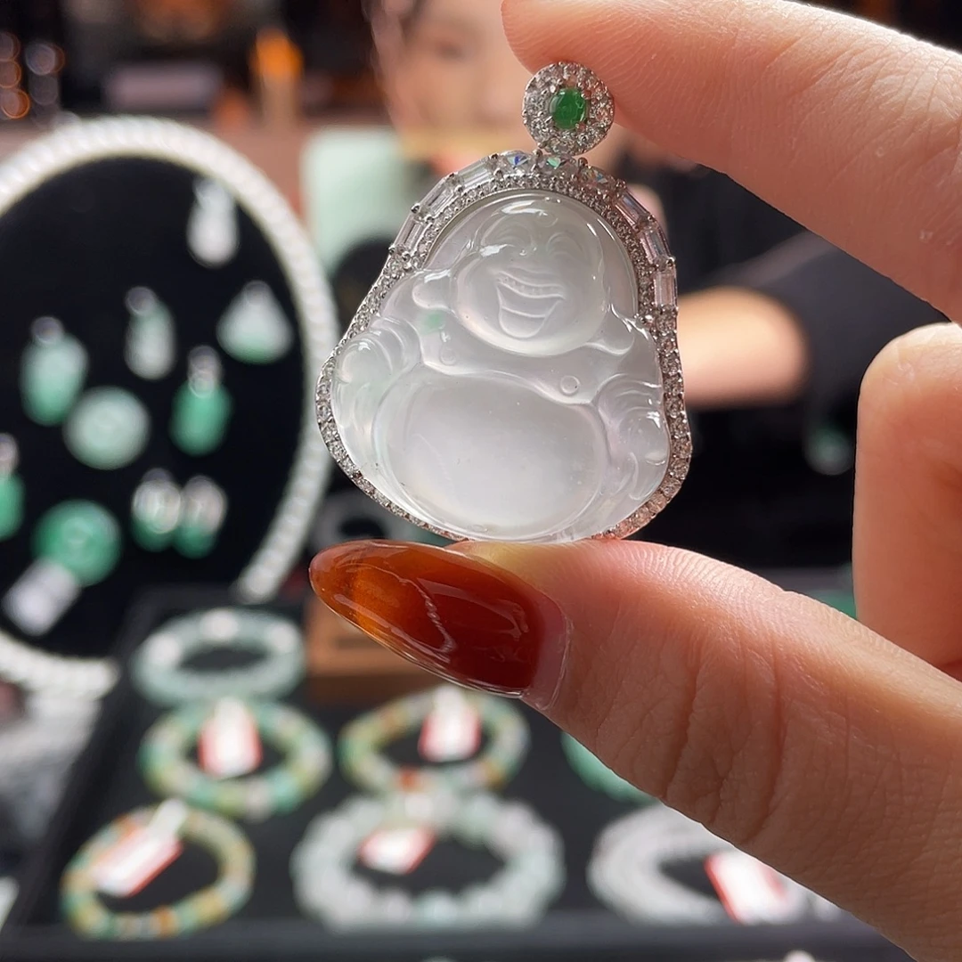 石英质玉（非洲翠）未镶嵌手串