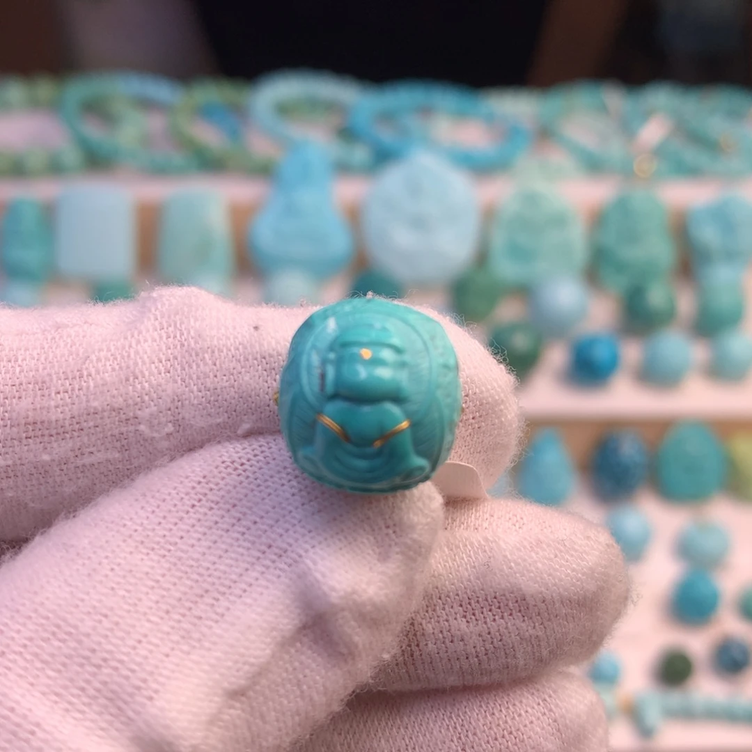 绿松石珠宝奇石未镶嵌