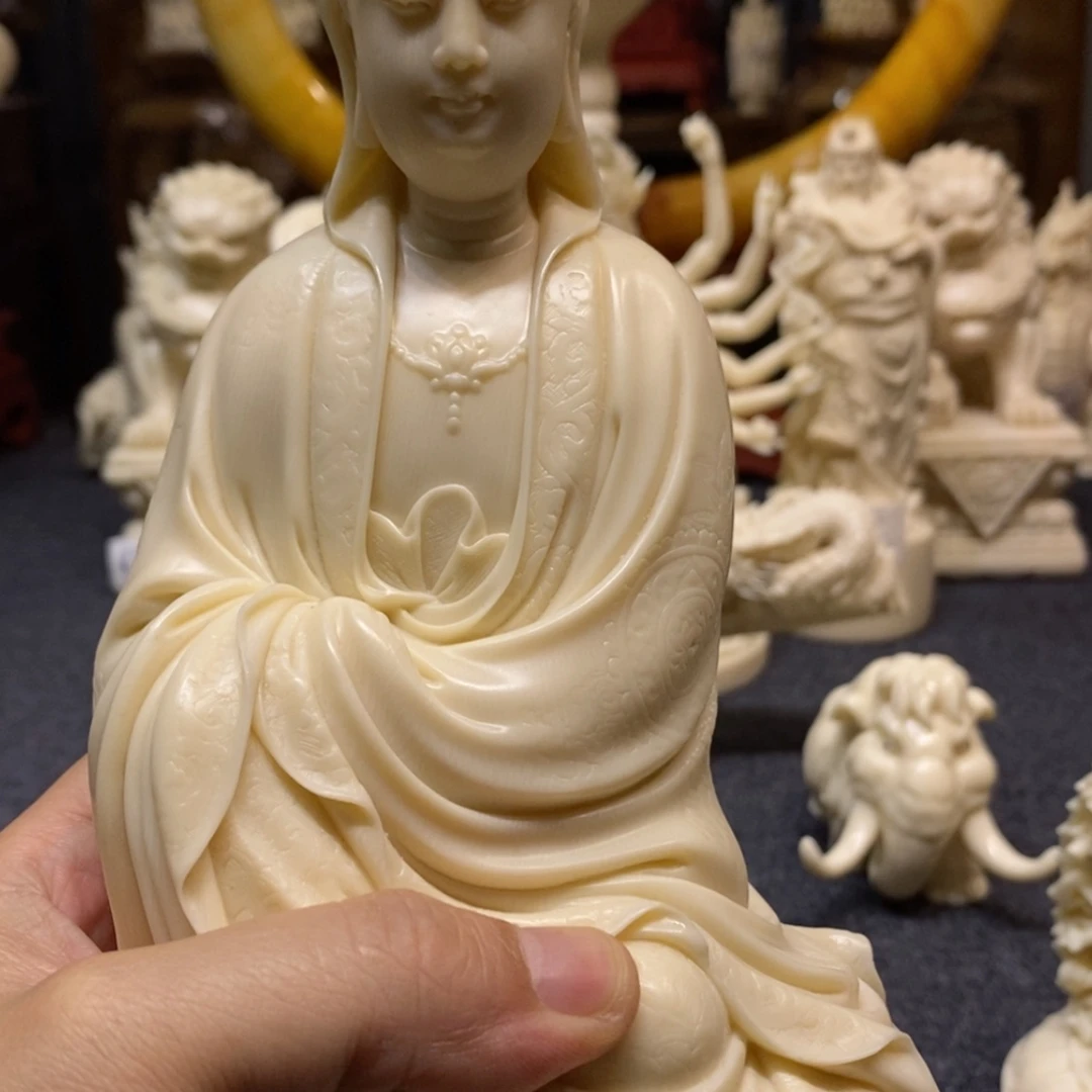 【闪购商品】红*观音大摆件工艺品