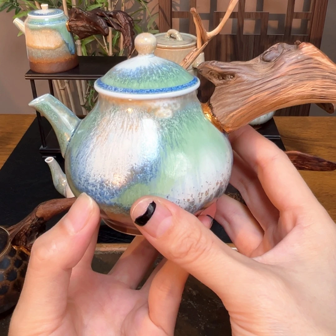 景德镇纯手工工艺柴烧小壶