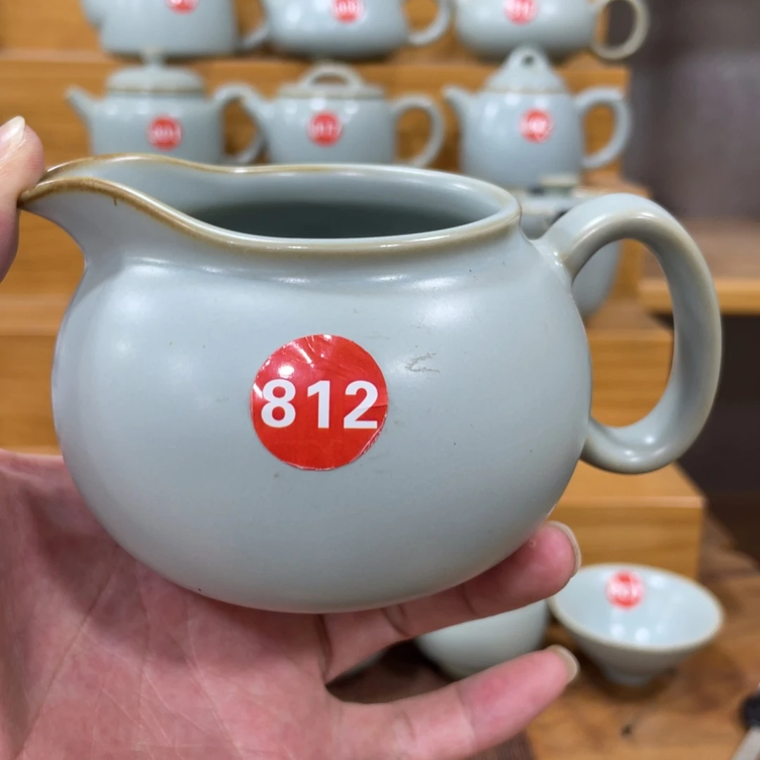 微瑕陶瓷茶壶茶杯家用