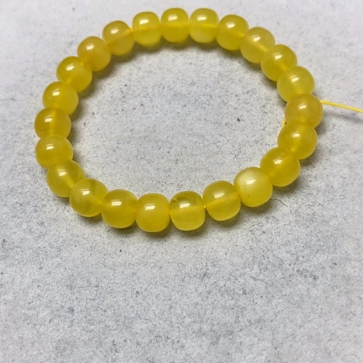 蜜蜡未镶嵌裸石串