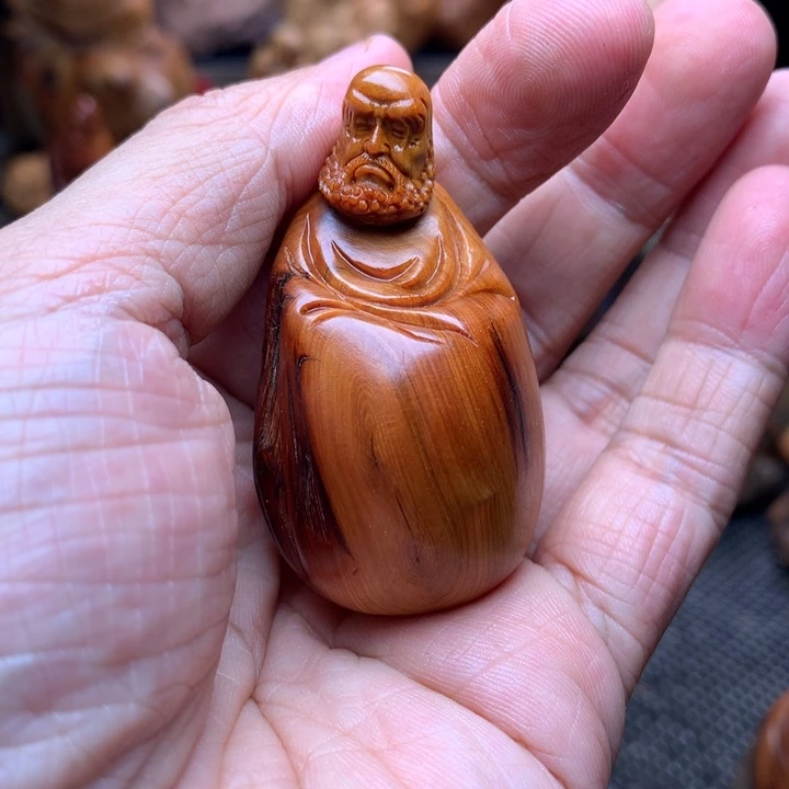 柏木（崖柏）崖柏陈化手把件