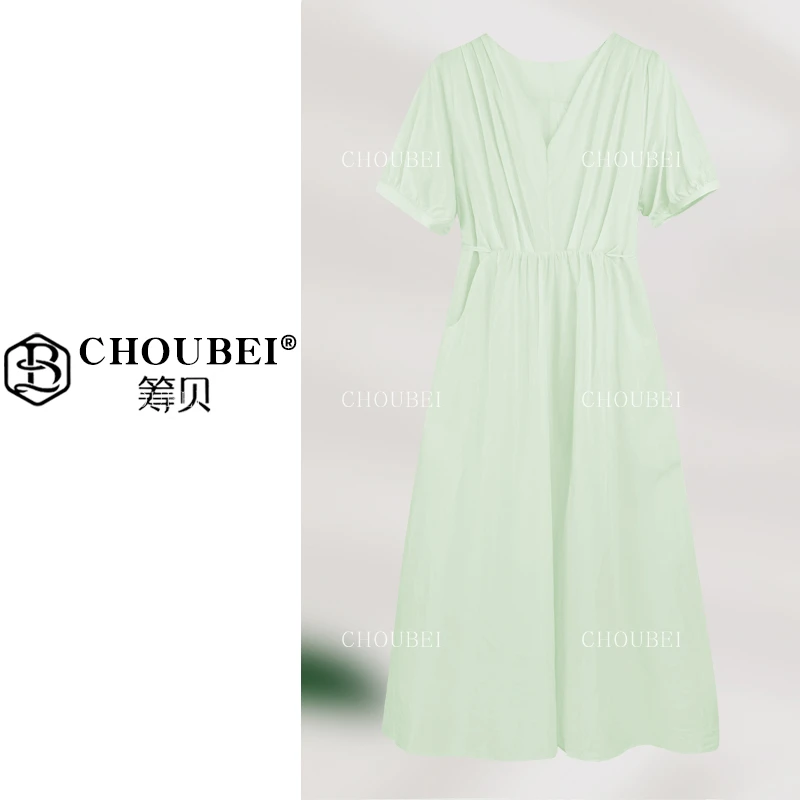 筹贝-【清照】明月松间照，清泉石上流。超凡脱俗连衣裙3137