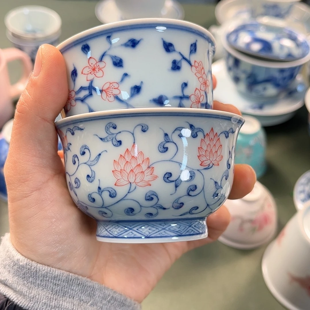 杯方*青花瓷器青花瓷器