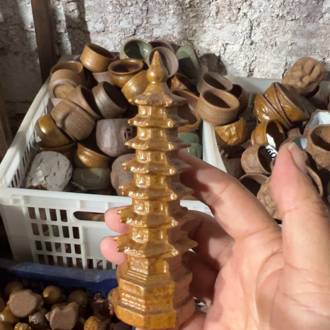 缸微瑕原谷烧高温粗瓷