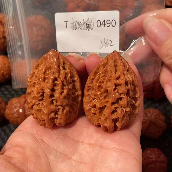 吊坠文玩核桃招财鼠34