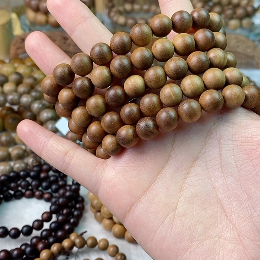 【闪购商品】檀香木手串/手链厕***酱正区老料瑕疵99沉