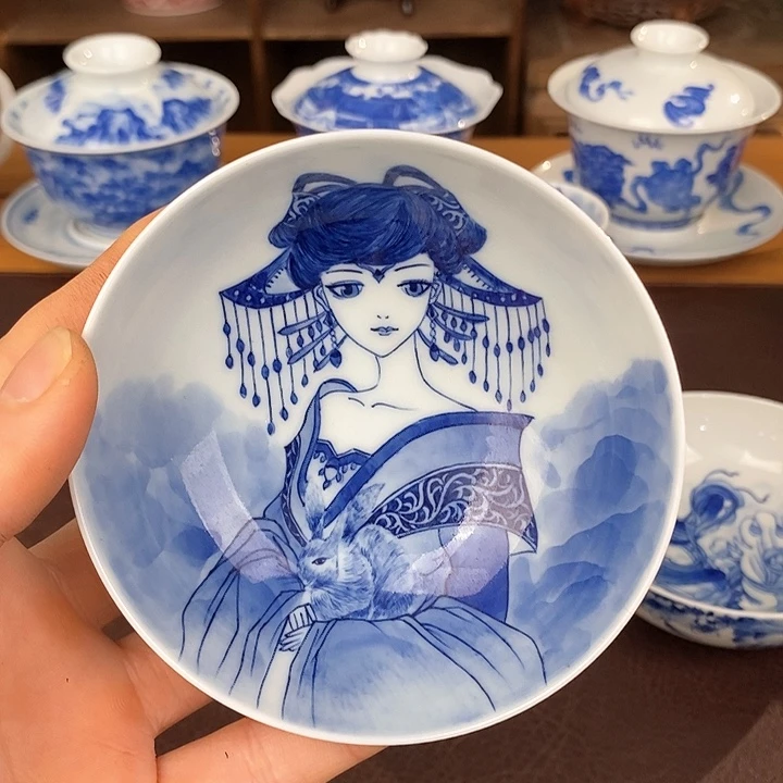 杯子i*e景德镇陶瓷手工艺品