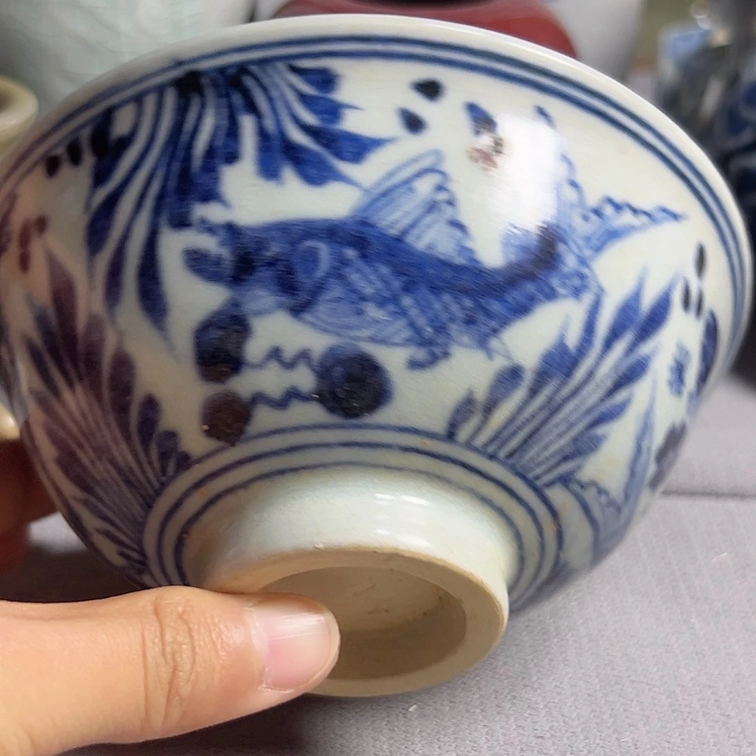 大碗青花大碗一个