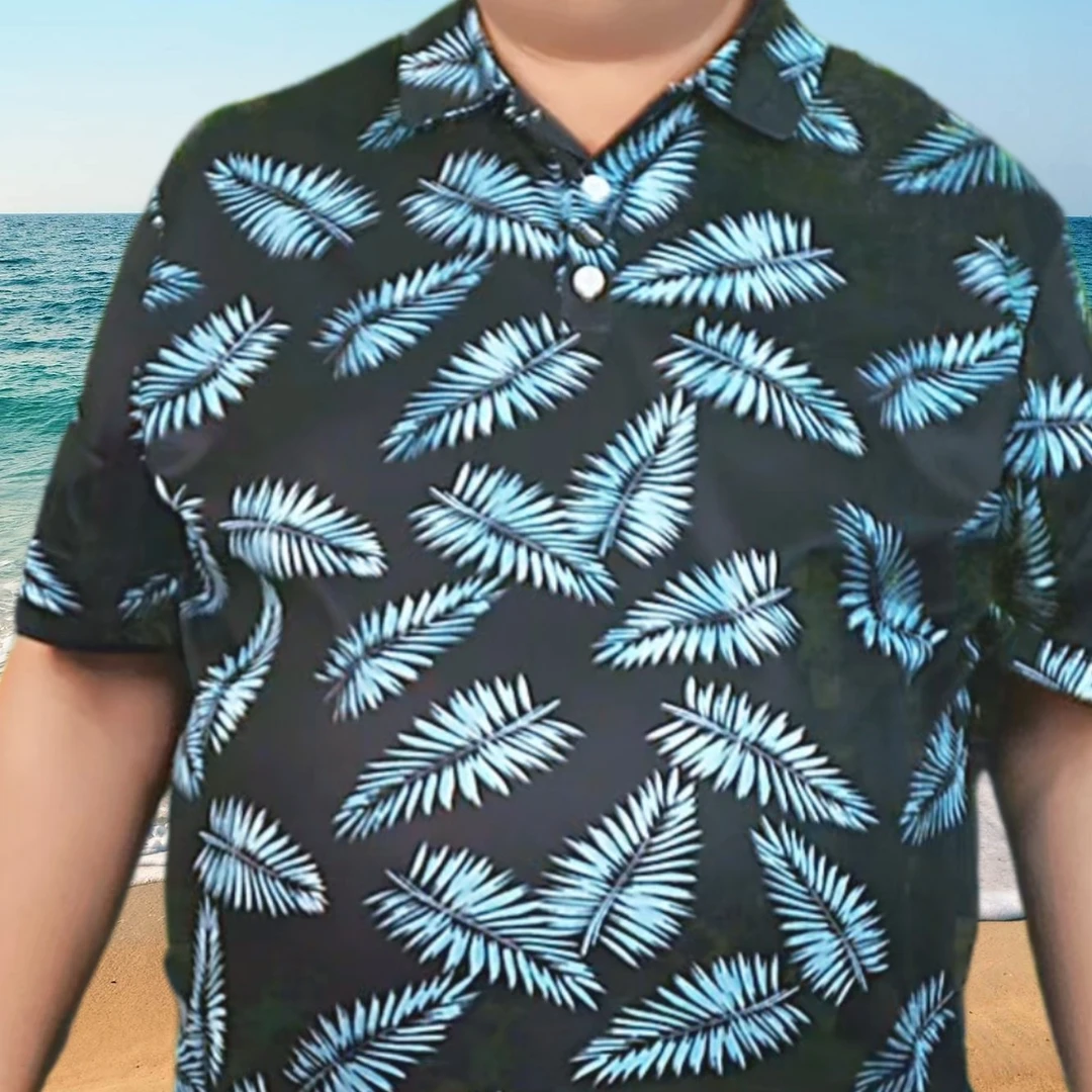 大码流行男士T桖