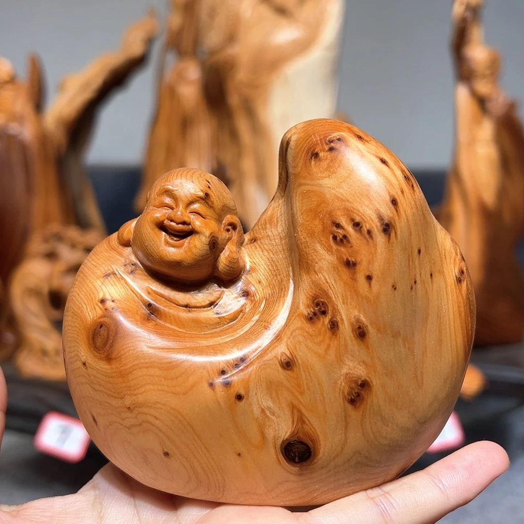 柏木崖柏木手把件摆件
