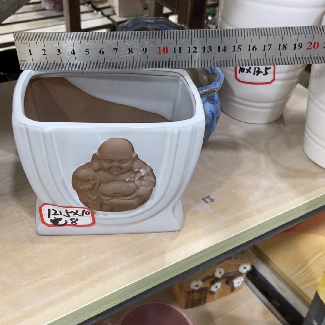 红陶高温陶瓷花盆