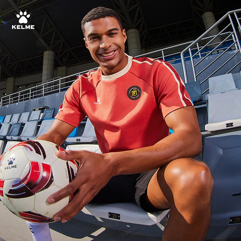 KELME卡尔美运动T恤2025足球潮流运动系列夏季新款短袖上衣XY
