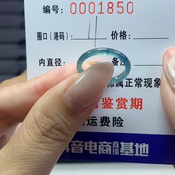 未镶嵌戒圈翡翠1850