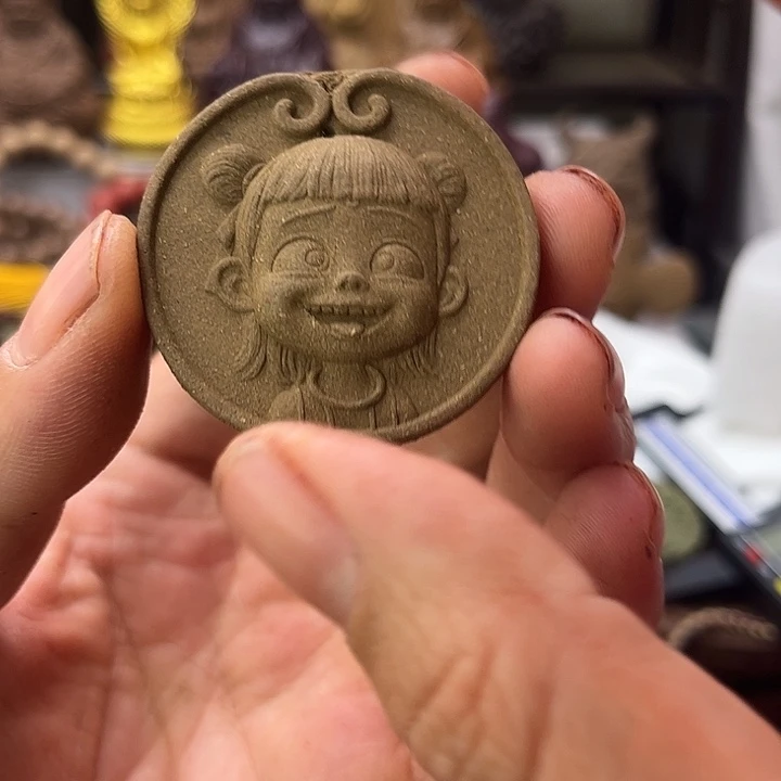 泥塑桂花香方小哪吒