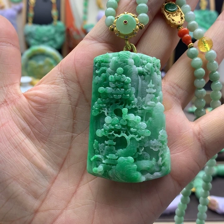 翡翠吊坠(不含链)未镶嵌
