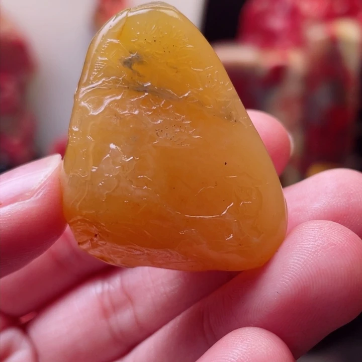 寿山石满满丝田黄