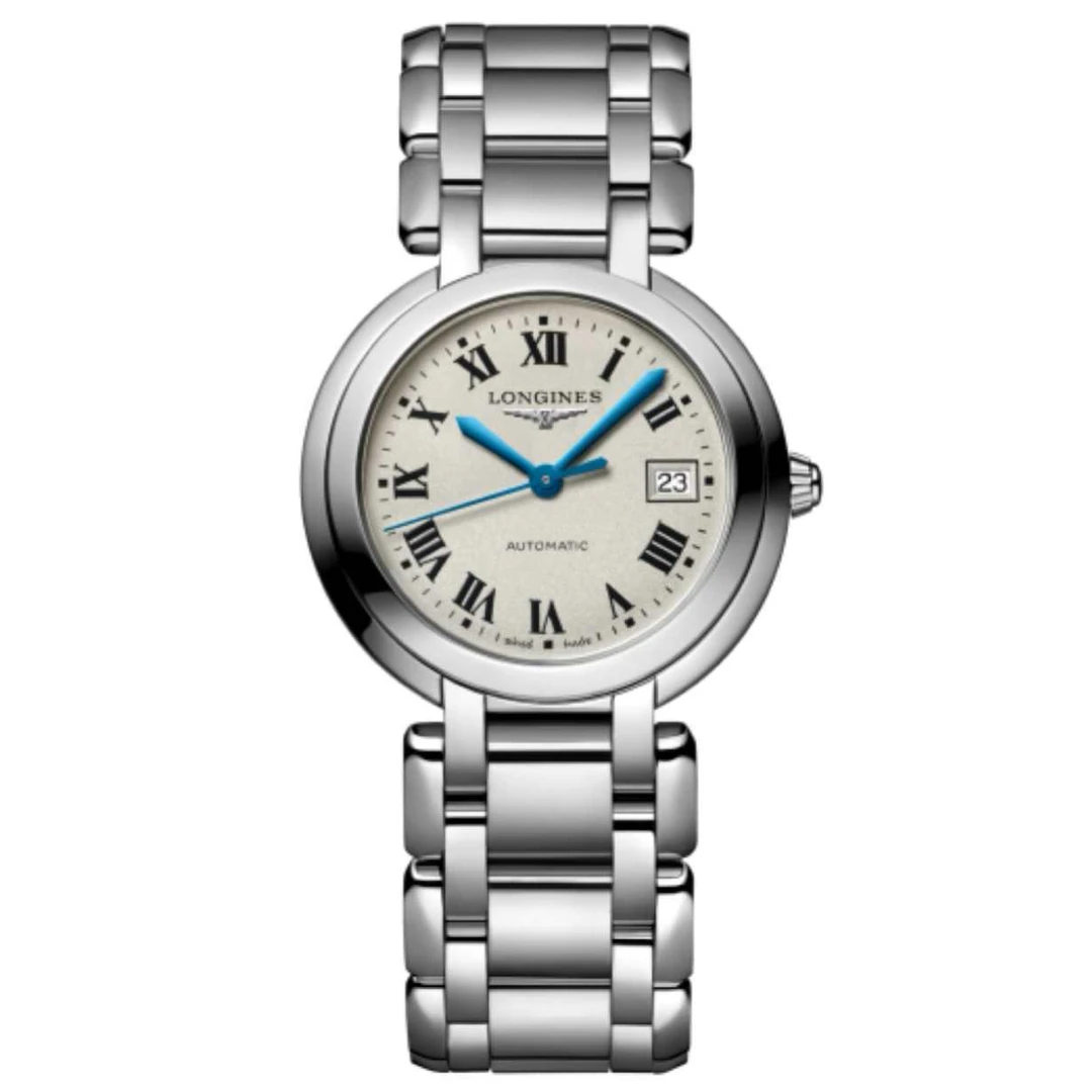 99新 Longines/浪琴 心月113/30mm机械款/白盘罗马/女士气质时尚