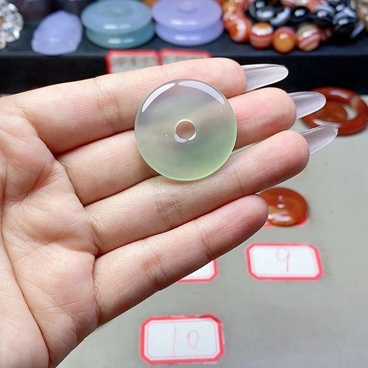 玛瑙/玉髓吊坠(不含链)未镶嵌小**~