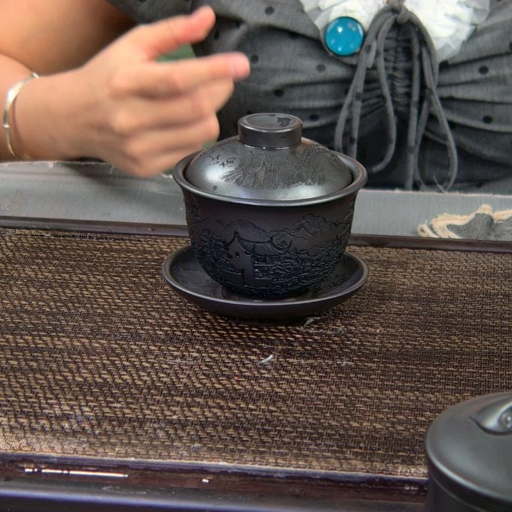 茶杯紫砂高货放漏