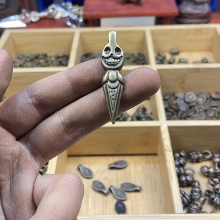 藏传黄利马小元素一个手工翻砂