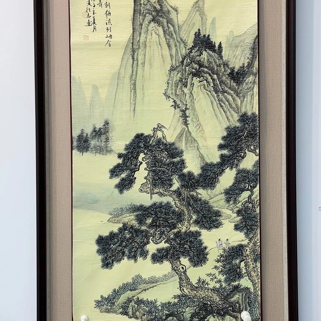 国画凌行志手绘作品