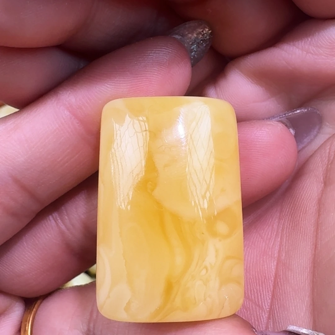 琥珀未镶嵌裸石质检加10