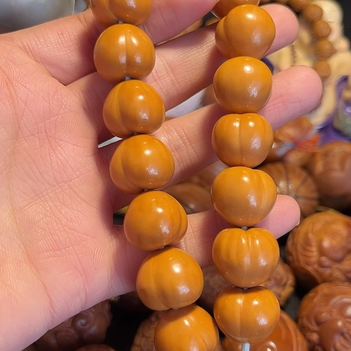 橄榄核手串/手链猴头1.7屁桃