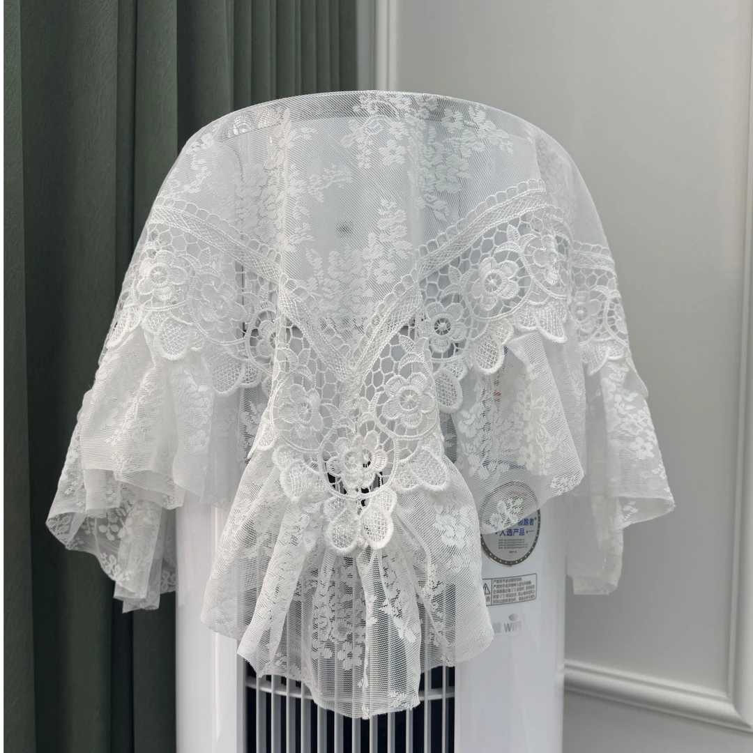 圆柱空调顶 防尘盖布 床头柜 直径30到50厘米圆桌方桌 都可以使用