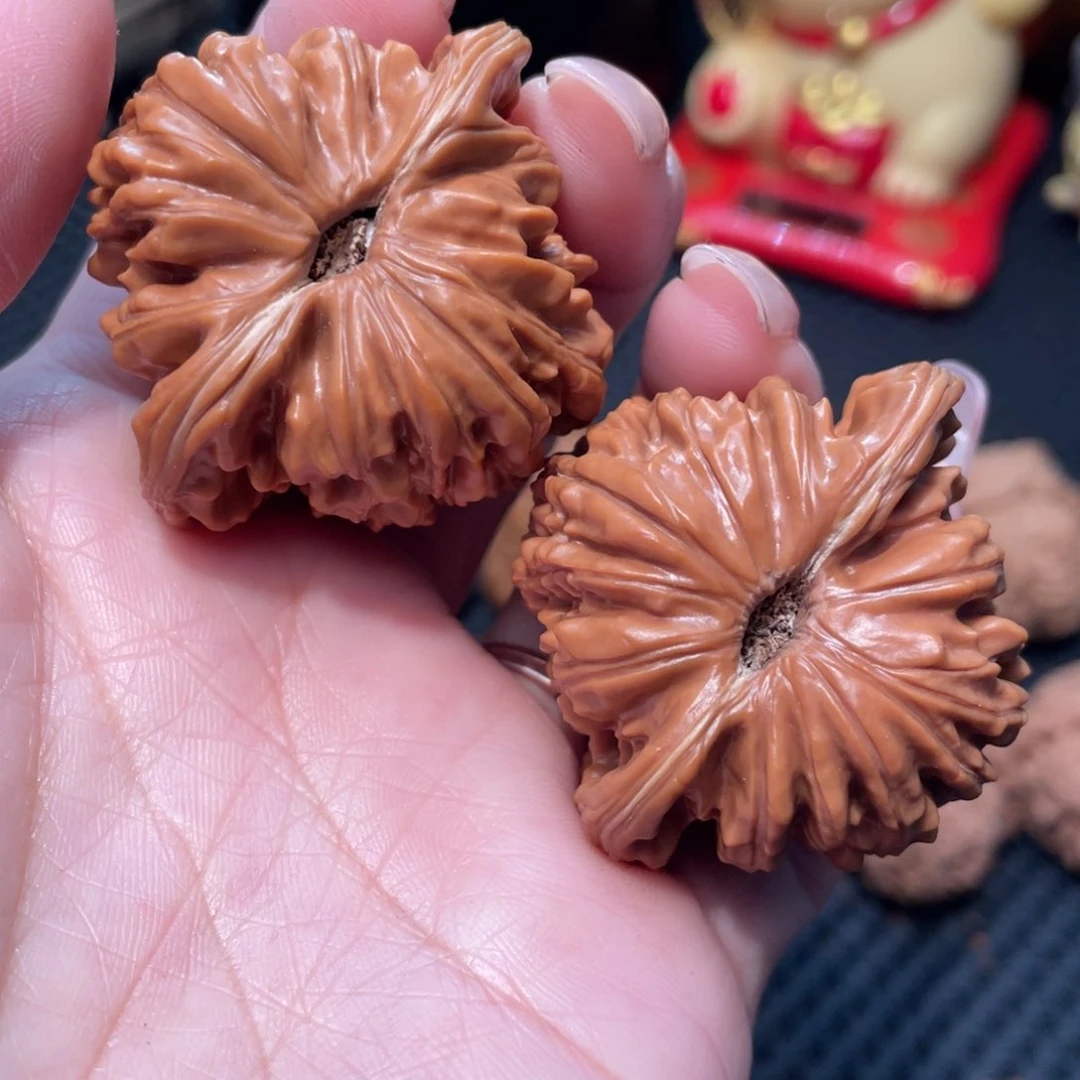 文玩核桃把件四座楼4.4全品