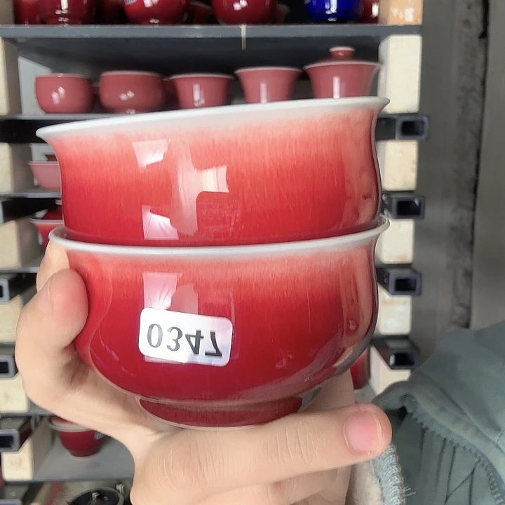 瓷片景德镇郎红陶瓷