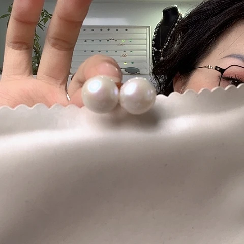 未镶嵌淡水珍珠耳饰