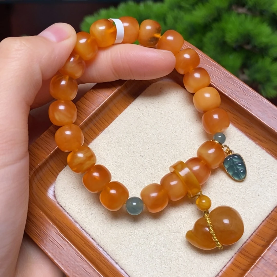 【闪购商品】未镶嵌蜜蜡手链手串