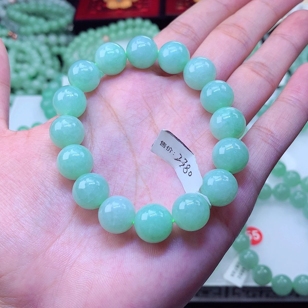 翡翠未镶嵌毛衣链卡12.5