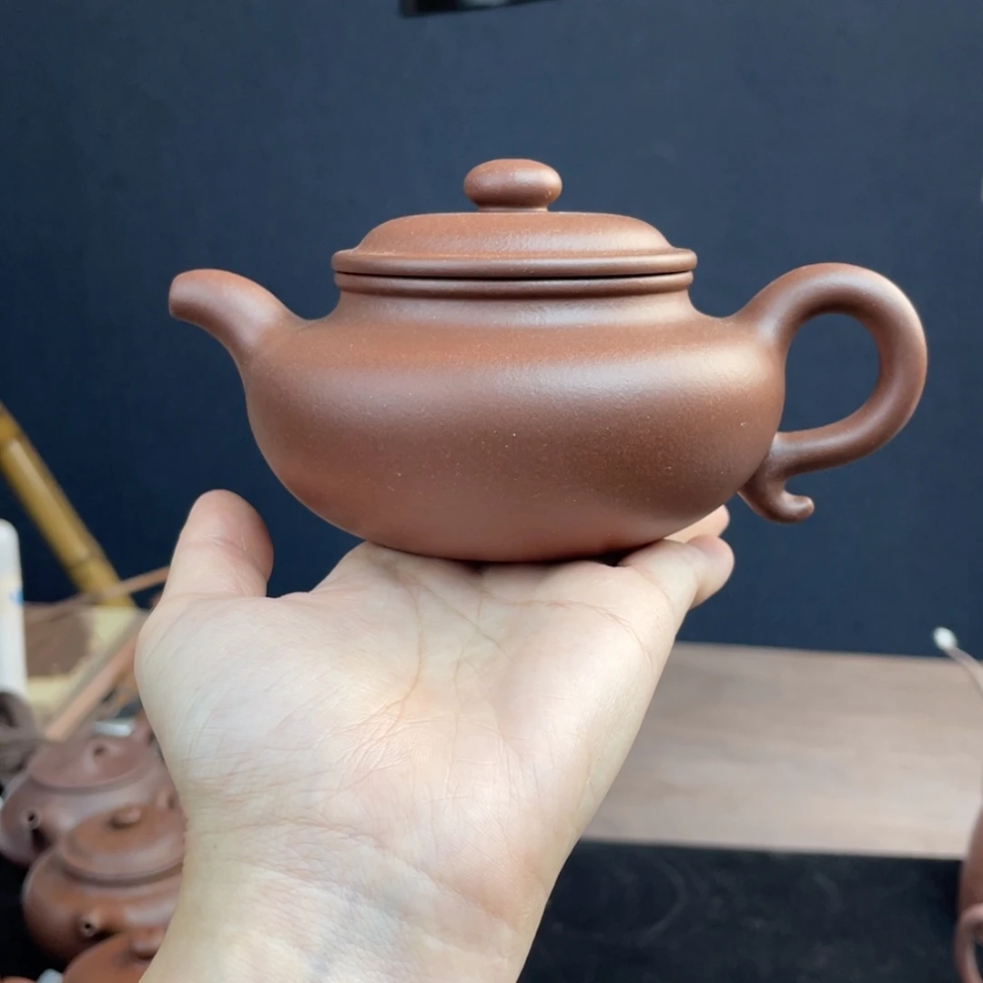 紫砂茶壶全手工底槽清仿古240cc