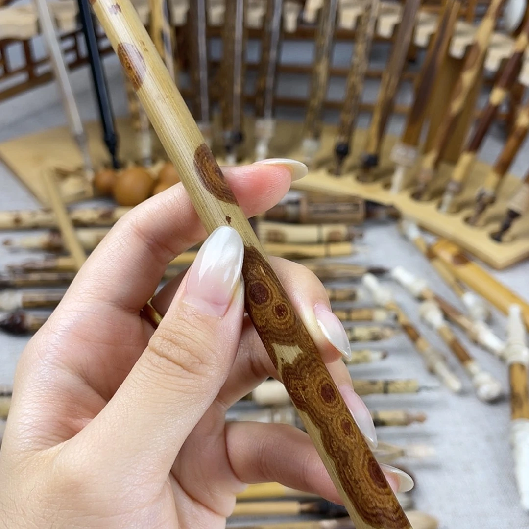 【闪购商品】欧*～两个红湘妃定制款毛笔