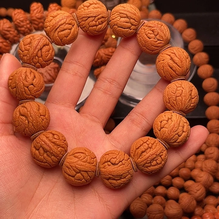 手串桃核精品金丝龙珠2.0