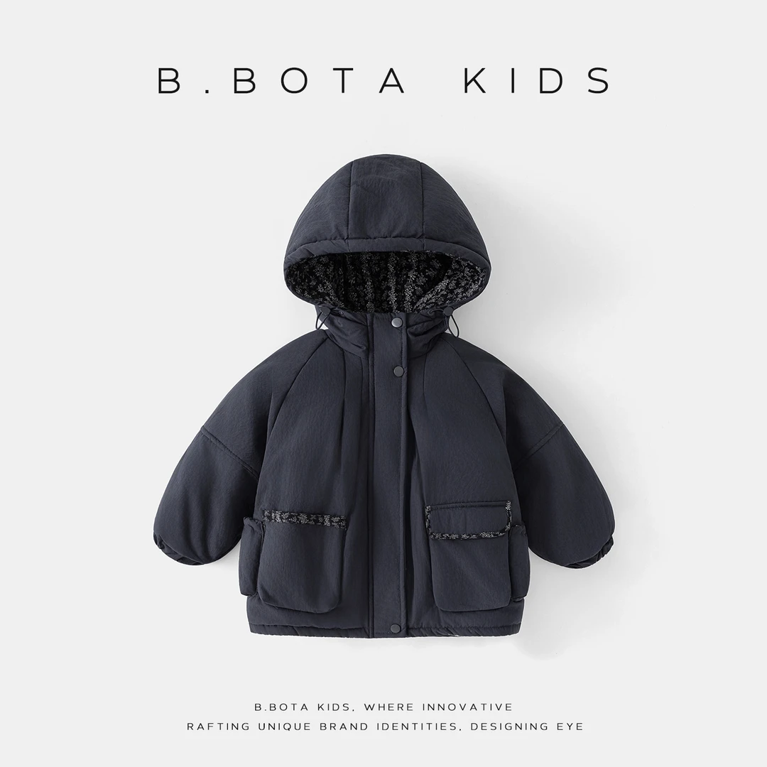 〖姐姐家〗2025冬款儿童带帽碎花棉服外套-26039