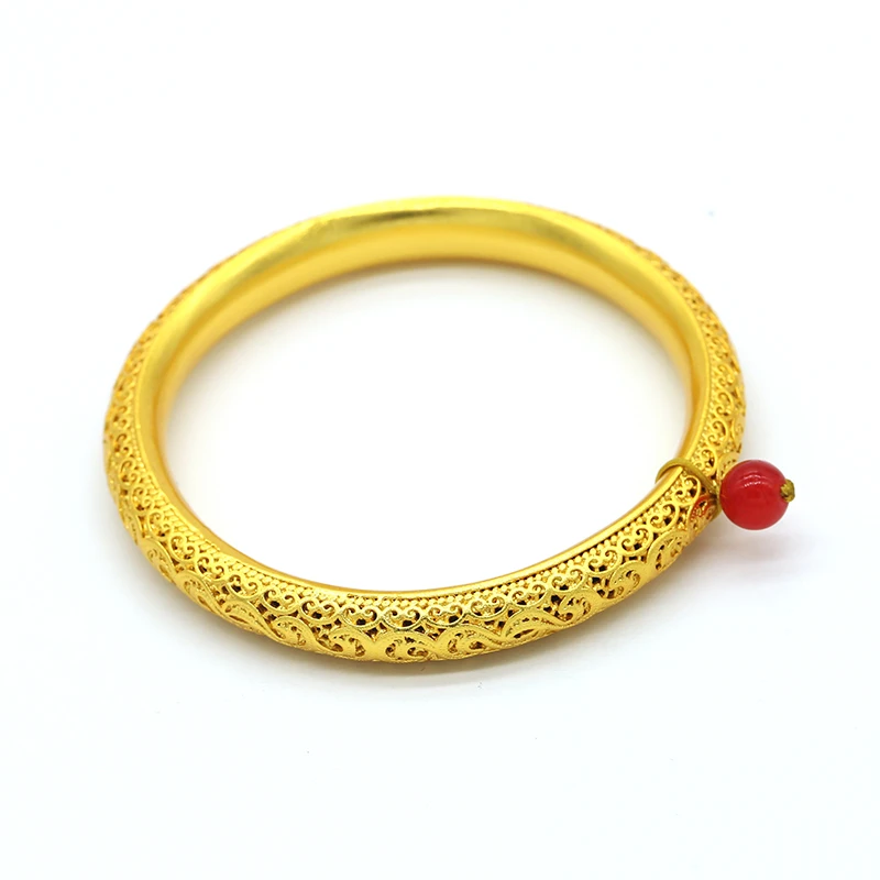 甄选 999 闭口镂空手镯专柜同款D15