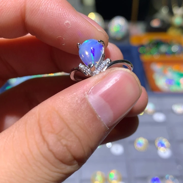 欧泊合金欧泊戒指