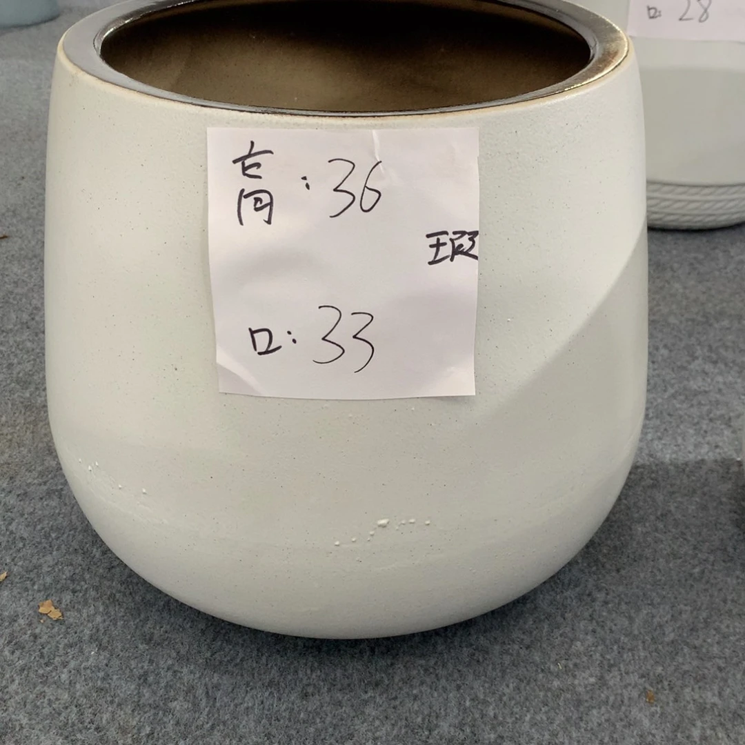 高温陶瓷花盆微瑕