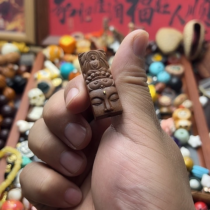 非金属印度老山檀双层佛