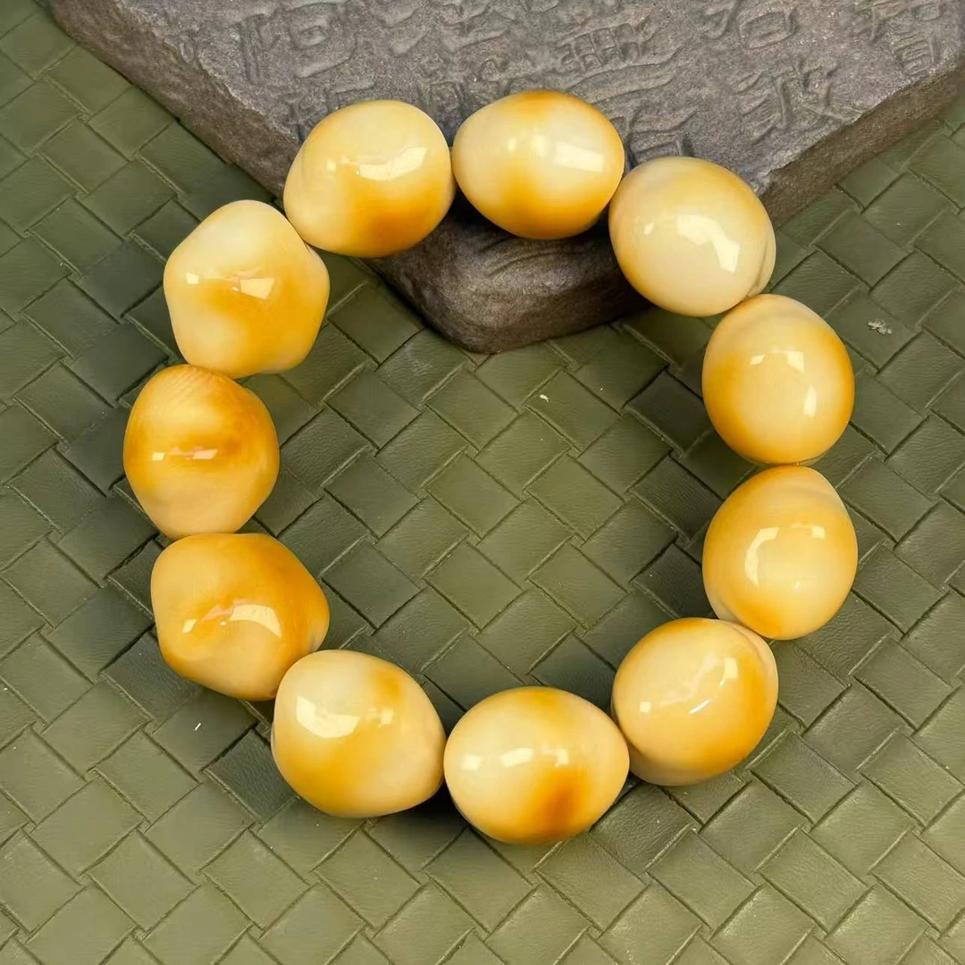 象牙果焦糖胖大星22mm手串【一串】尺寸±3mm为正常