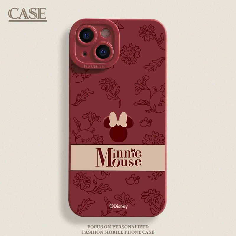 卡通米妮适用iPhone17ProMax手机壳16苹果15软14瞳影13磨砂1211xr