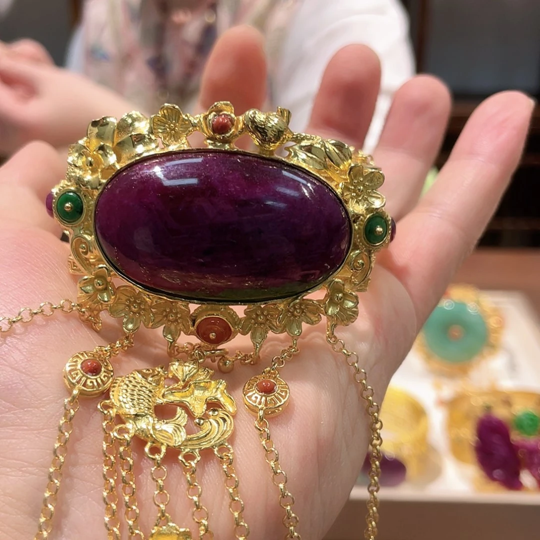 锦纶非金属手镯红宝