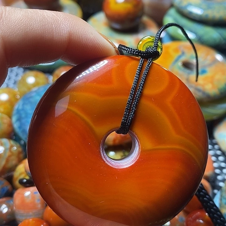 木***开玛瑙/玉髓未镶嵌颈饰