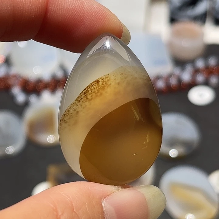 玛瑙/玉髓未镶嵌吊坠(不含链)